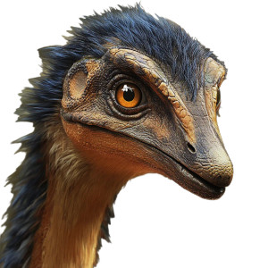 Therizinosaurus Face Vinyl Car Decal Sticker – Waterproof & UV-Resistant 8"