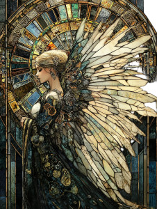 Gothic Angel Art Vinyl Car Decal Sticker – Waterproof & UV-Resistant 8" Gothic Angel Art Vinyl Car Decal Sticker – Waterproof & UV-Resistant 8"