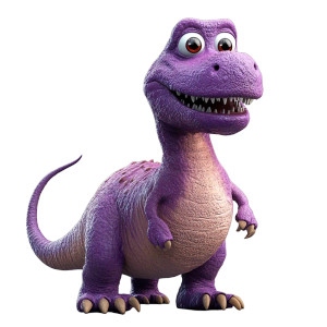 Purple Dinosaur Animation Vinyl Car Decal Sticker – Waterproof & UV-Resistant 8" Purple Dinosaur Animation Vinyl Car Decal Sticker – Waterproof & UV-Resistant 8"