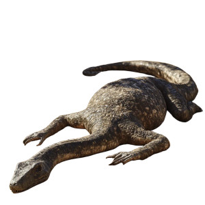 Dead Patosaurus Sauropod Vinyl Car Decal Sticker – Waterproof & UV-Resistant 8"