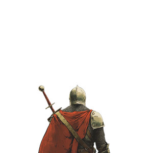 Knight Vs Dragon V2 Vinyl Car Decal Sticker – Waterproof & UV-Resistant 8"