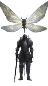 Knight And Dragonfly Vinyl Car Decal Sticker – Waterproof & UV-Resistant 8"