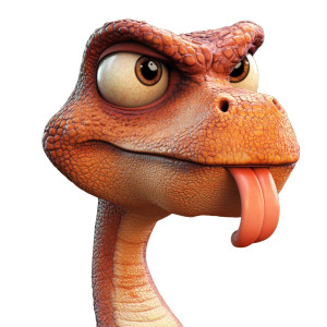 Funny Dinosaur V2 Vinyl Car Decal Sticker – Waterproof & UV-Resistant 8"