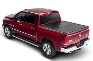 BAK Industries Tonneau Cover 772223 BAKFlip F1; Hard Panel Fold-Up; Lockable Using Tailgate Handle Lock; Black; Fiberglass; Can Be Used With BAK Tool Box