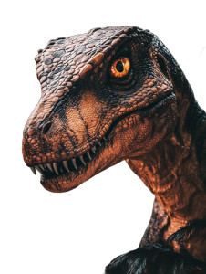 Jurassic Raptor Vinyl Car Decal Sticker – Waterproof & UV-Resistant 8"