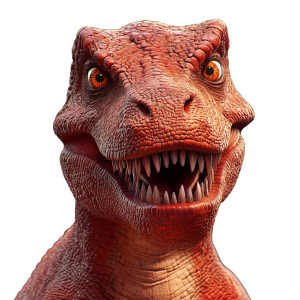 Red T-Rex Close-Up Vinyl Car Decal Sticker – Waterproof & UV-Resistant 8" Red T-Rex Close-Up Vinyl Car Decal Sticker – Waterproof & UV-Resistant 8"