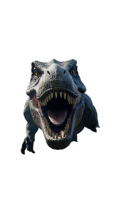 Roaring T-Rex V3 Vinyl Car Decal Sticker – Waterproof & UV-Resistant 8"