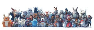 Ghibli Christmas Gathering Vinyl Car Decal Sticker – Waterproof & UV-Resistant 8"
