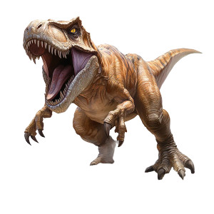 Cartoon T-Rex V2 Vinyl Car Decal Sticker – Waterproof & UV-Resistant 8"