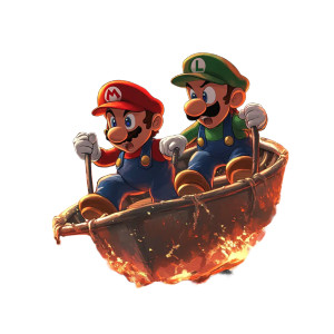Mario And Luigi Adventure Vinyl Car Decal Sticker – Waterproof & UV-Resistant 8" Mario And Luigi Adventure Vinyl Car Decal Sticker – Waterproof & UV-Resistant 8"