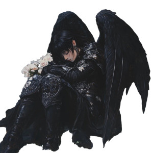 Fallen Angel Anime V2 Vinyl Car Decal Sticker – Waterproof & UV-Resistant 8"