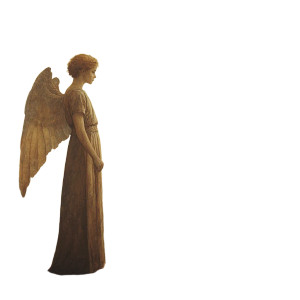 Angel With Halo Vinyl Car Decal Sticker – Waterproof & UV-Resistant 8"