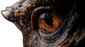 Allosaurus Eye Close-Up Vinyl Car Decal Sticker – Waterproof & UV-Resistant 8"