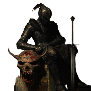 Holy Knight Demon Vinyl Car Decal Sticker – Waterproof & UV-Resistant 8" Holy Knight Demon Vinyl Car Decal Sticker – Waterproof & UV-Resistant 8"