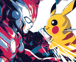 Ultraman Vs Pikachu Vinyl Car Decal Sticker – Waterproof & UV-Resistant 8" Ultraman Vs Pikachu Vinyl Car Decal Sticker – Waterproof & UV-Resistant 8"