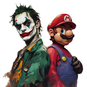 Joker Rap Fusion Vinyl Car Decal Sticker – Waterproof & UV-Resistant 8"