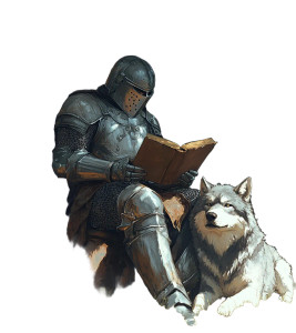 Knight And Wolf V2 Vinyl Car Decal Sticker – Waterproof & UV-Resistant 8"