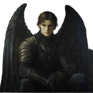 Neogothic Archangel Vinyl Car Decal Sticker – Waterproof & UV-Resistant 8" Neogothic Archangel Vinyl Car Decal Sticker – Waterproof & UV-Resistant 8"