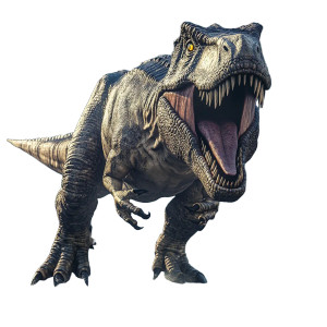 Aggressive Dinosaur Vinyl Car Decal Sticker – Waterproof & UV-Resistant 8"