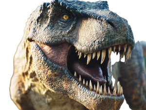 Fierce T. Rex Close-Up Vinyl Car Decal Sticker – Waterproof & UV-Resistant 8"