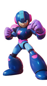 Mega Man Pose Vinyl Car Decal Sticker – Waterproof & UV-Resistant 8"