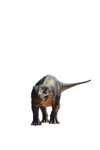 Dinosaur On Beach V2 Vinyl Car Decal Sticker – Waterproof & UV-Resistant 8"