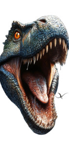 3D Dinosaur V2 Vinyl Car Decal Sticker – Waterproof & UV-Resistant 8"