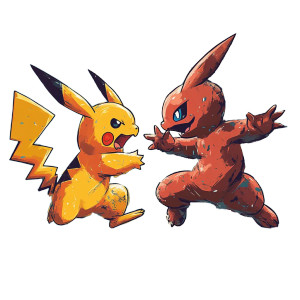 Pokemon Battle Vinyl Car Decal Sticker – Waterproof & UV-Resistant 8" Pokemon Battle Vinyl Car Decal Sticker – Waterproof & UV-Resistant 8"