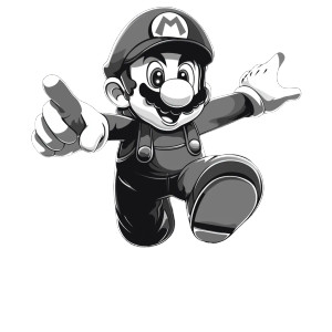 Mario Bros Vector Vinyl Car Decal Sticker – Waterproof & UV-Resistant 8"