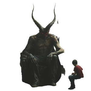 Lazy Demon Throne Vinyl Car Decal Sticker – Waterproof & UV-Resistant 8"