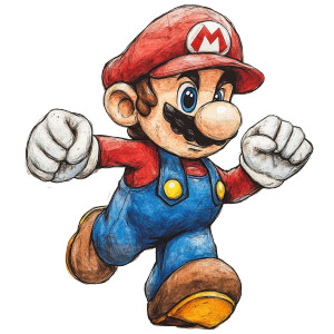 Super Mario V10 Vinyl Car Decal Sticker – Waterproof & UV-Resistant 8" Super Mario V10 Vinyl Car Decal Sticker – Waterproof & UV-Resistant 8"