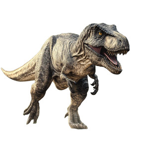 T-Rex Side View Vinyl Car Decal Sticker – Waterproof & UV-Resistant 8"