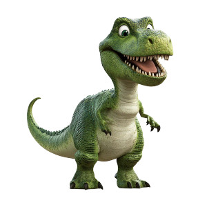 Smiling Green T-Rex Vinyl Car Decal Sticker – Waterproof & UV-Resistant 8" Smiling Green T-Rex Vinyl Car Decal Sticker – Waterproof & UV-Resistant 8"