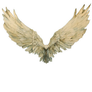 Wings Of Resurrection Vinyl Car Decal Sticker – Waterproof & UV-Resistant 8"