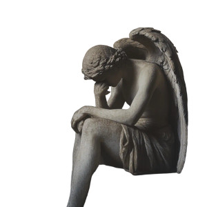 Passing Angel Vinyl Car Decal Sticker – Waterproof & UV-Resistant 8"