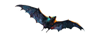 Flying Bat Painting Vinyl Car Decal Sticker – Waterproof & UV-Resistant 8"