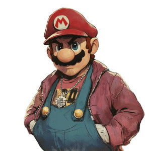 Mario Mobster Vinyl Car Decal Sticker – Waterproof & UV-Resistant 8" Mario Mobster Vinyl Car Decal Sticker – Waterproof & UV-Resistant 8"