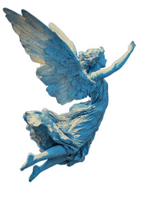 Blue Angel Flying Vinyl Car Decal Sticker – Waterproof & UV-Resistant 8" Blue Angel Flying Vinyl Car Decal Sticker – Waterproof & UV-Resistant 8"