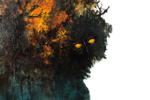 Mythical Oil Painting Vinyl Car Decal Sticker – Waterproof & UV-Resistant 8"