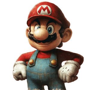 Super Mario V9 Vinyl Car Decal Sticker – Waterproof & UV-Resistant 8"