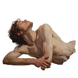 Fallen Angel Painting Vinyl Car Decal Sticker – Waterproof & UV-Resistant 8"