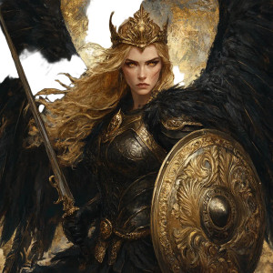 Valkyrie Warrior V2 Vinyl Car Decal Sticker – Waterproof & UV-Resistant 8"