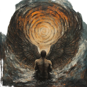 Angel Of Pit Vinyl Car Decal Sticker – Waterproof & UV-Resistant 8"