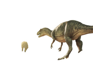 Edmontosaurus Duo Vinyl Car Decal Sticker – Waterproof & UV-Resistant 8"