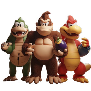 Donkey Kong Inmates Vinyl Car Decal Sticker – Waterproof & UV-Resistant 8"