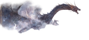 Fantasy Dragon Storm Vinyl Car Decal Sticker – Waterproof & UV-Resistant 8"