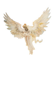 Angel Descent Vinyl Car Decal Sticker – Waterproof & UV-Resistant 8"