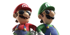 Mario Luigi Sunglasses Vinyl Car Decal Sticker – Waterproof & UV-Resistant 8"