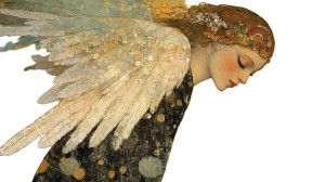 Gustav Klimt Angel Vinyl Car Decal Sticker – Waterproof & UV-Resistant 8"