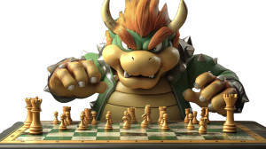 Bowser Chess Portrait Vinyl Car Decal Sticker – Waterproof & UV-Resistant 8"